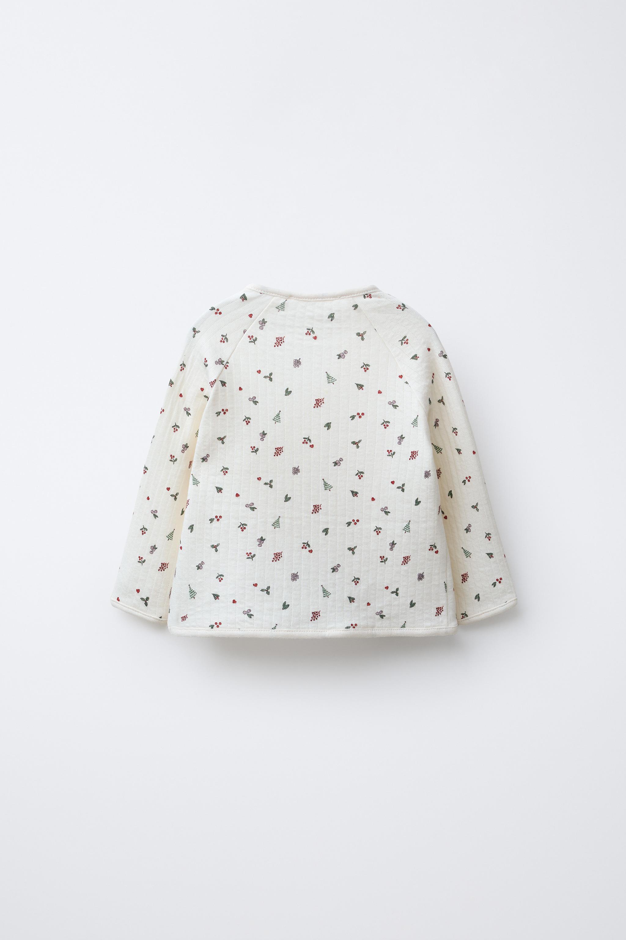 T-SHIRT IMPRIMÉ PETITS ARBRES